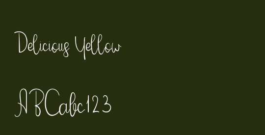 Delicious Yellow