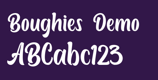Boughies Demo