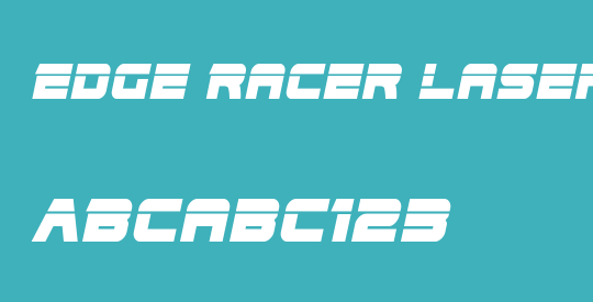 Edge Racer Laser Italic