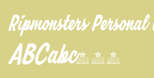 Ripmonsters Personal Use