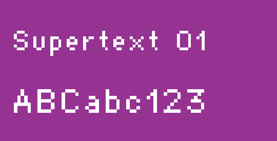 Supertext 01