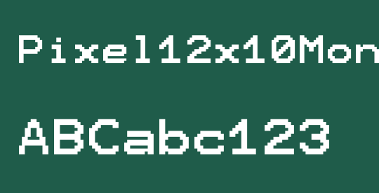 Pixel12x10Mono