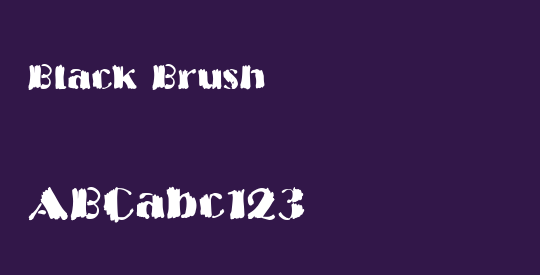 Black Brush