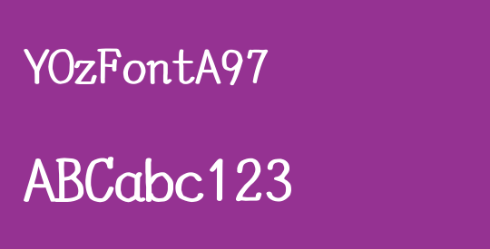 YOzFontA97