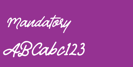 Mandatory