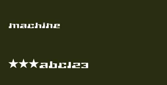 machine