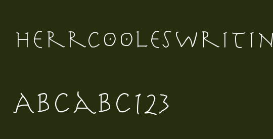HerrCoolesWriting