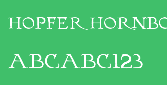 Hopfer Hornbook