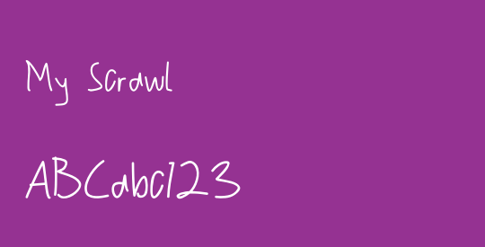 My Scrawl