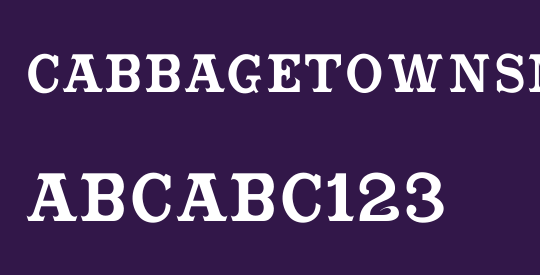 CabbagetownSmCapsStd