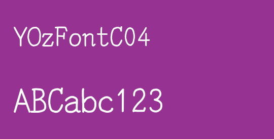 YOzFontC04