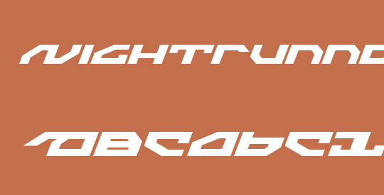 Nightrunner Expanded Italic