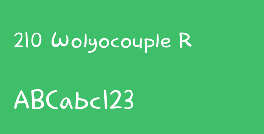 210 Wolyocouple R