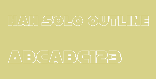 Han Solo Outline