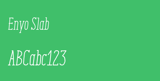 Enyo Slab