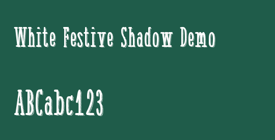 White Festive Shadow Demo