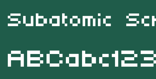 Subatomic Screen Condensed