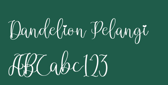Dandelion Pelangi