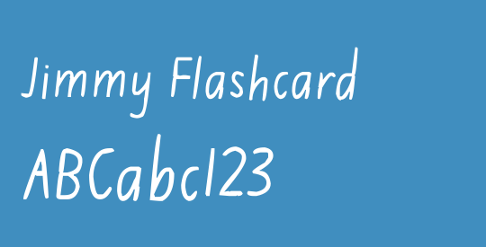 Jimmy Flashcard