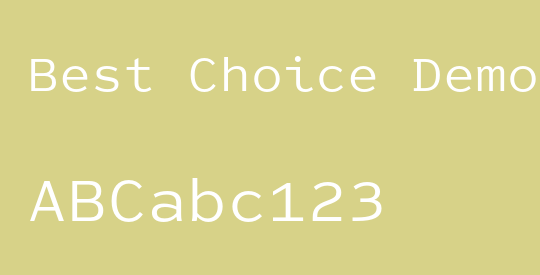 Best Choice Demo