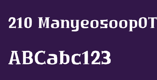 210 ManyeosoopOTF
