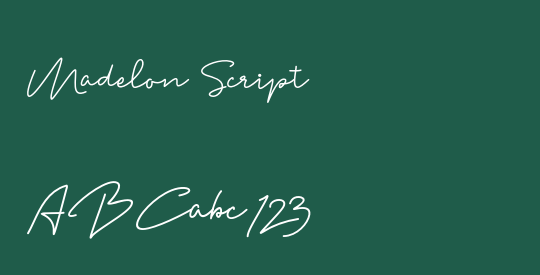 Madelon Script