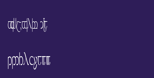 Tengwar 05