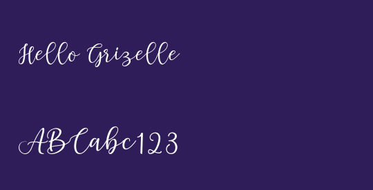 Hello Grizelle