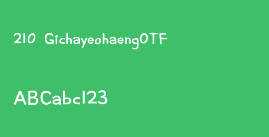 210 GichayeohaengOTF