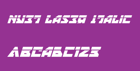 Nyet Laser Italic