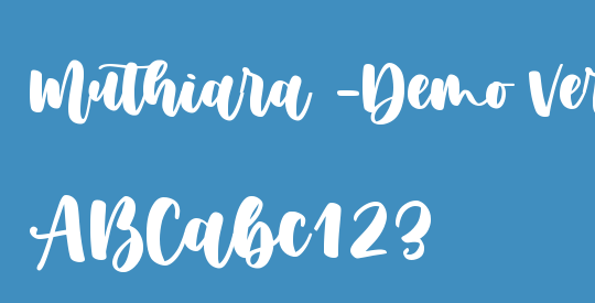 Muthiara -Demo Version-