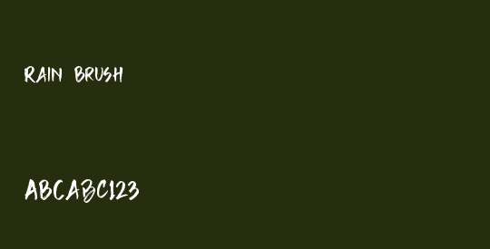 Rain Brush