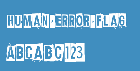 Human Error Flag