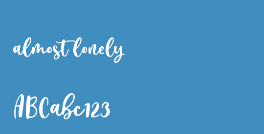 almost lonely