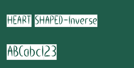 HEART SHAPED-Inverse