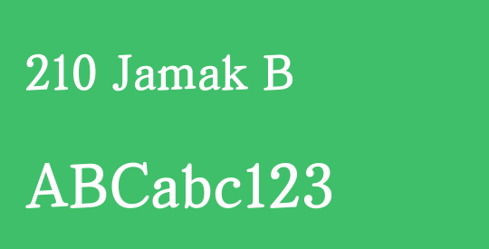 210 Jamak B