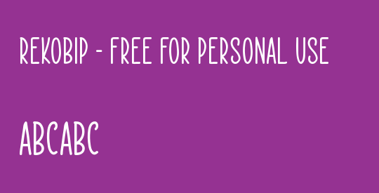 Rekobip - Free For Personal Use
