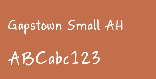 Gapstown Small AH