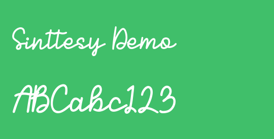 Sinttesy Demo