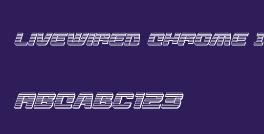 Livewired Chrome Italic