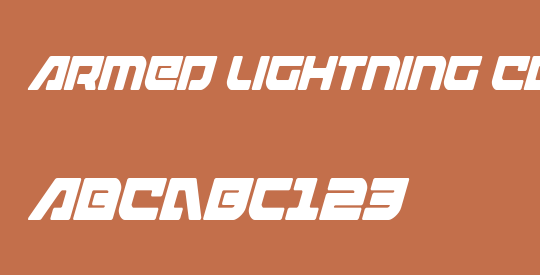 Armed Lightning Condensed Ital