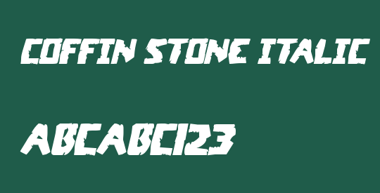 Coffin Stone Italic