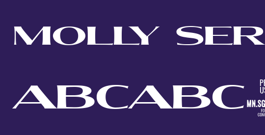 Molly Serif XE PERSONAL