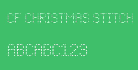 CF Christmas Stitch