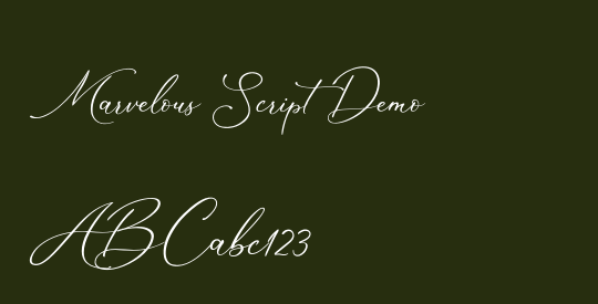 Marvelous Script Demo