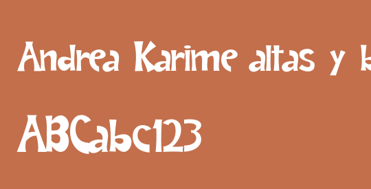 Andrea Karime altas y bajas