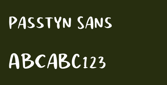 Passtyn Sans