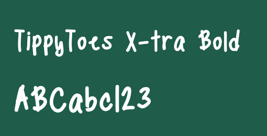 TippyToes X-tra Bold