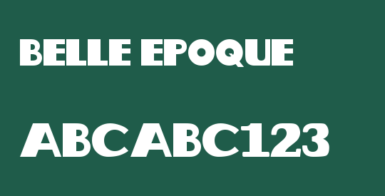 Belle Epoque