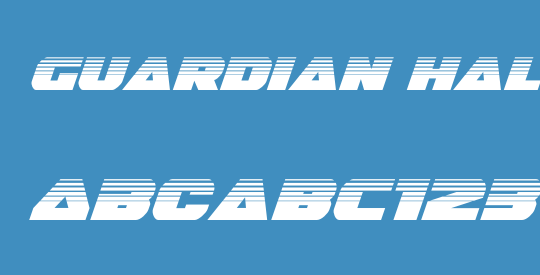 Guardian Halftone Italic